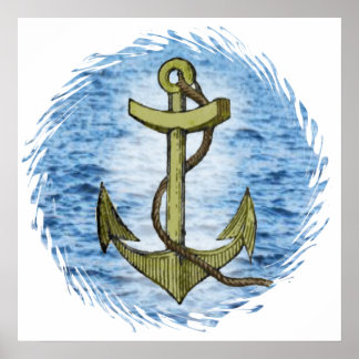 Anchor plain 20X20 Poster