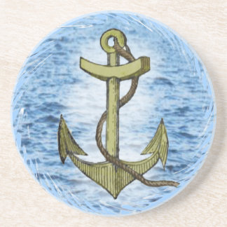 Anchor plain  coaster