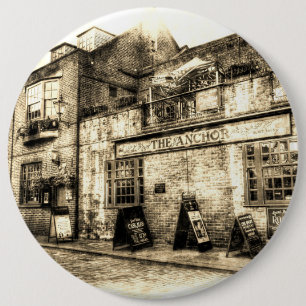 Anchor Pub London Vintage 6 Cm Round Badge