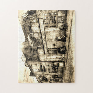 Anchor Pub London Vintage Jigsaw Puzzle