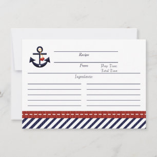 Anchor Recipe Card