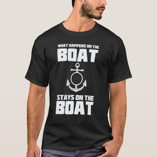 Anchor Saying Nautical Captain Souvenir North Sea T-Shirt (Front)