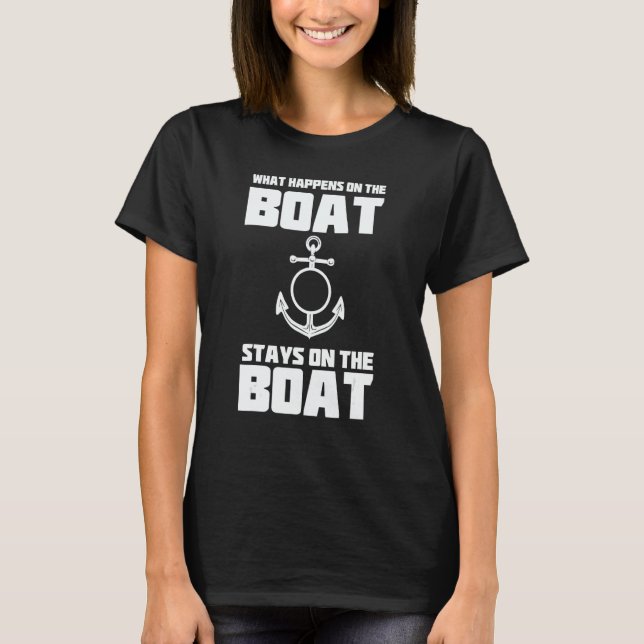 Anchor Saying Nautical Captain Souvenir North Sea T-Shirt (Front)