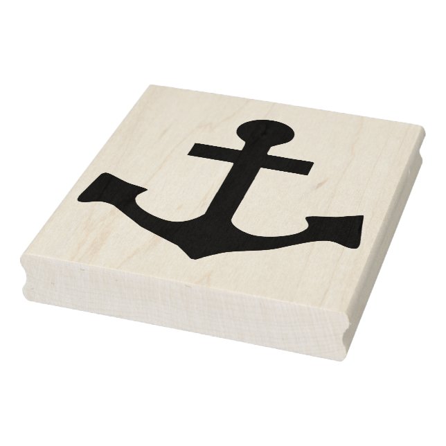 Anchor Shape Rubber Art Stamp (Stamp)