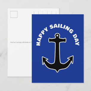 ANCHOR Silhouette - nautical design 1 Postcard