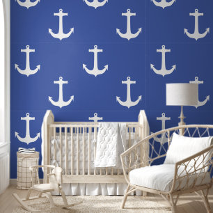 ANCHOR Silhouette - nautical design 1 Wallpaper