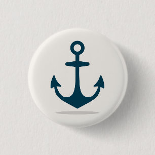 Anchor Small, 1¼ Inch Round Button
