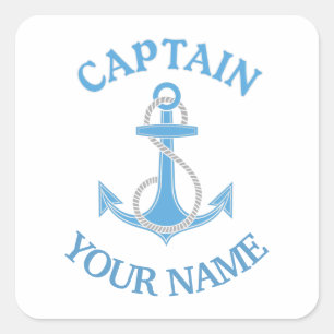 Anchor Square Sticker