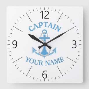 Anchor Square Wall Clock