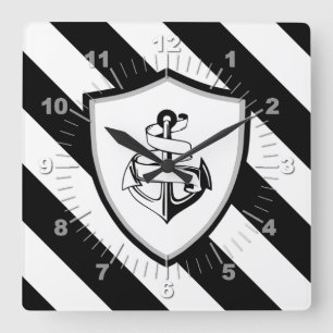 Anchor Square Wall Clock