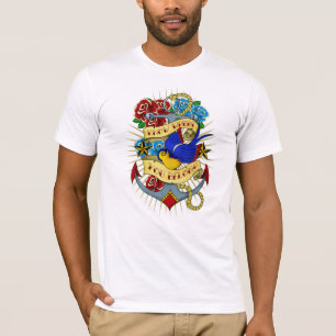 Anchor, Swallow and Roses T-Shirt