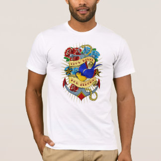 Anchor, Swallow and Roses T-Shirt