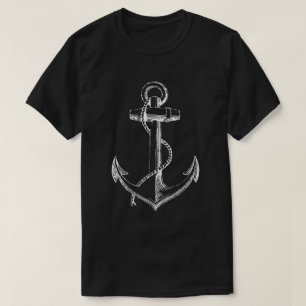 Anchor Tattoo Style Image Hoodie T-Shirt