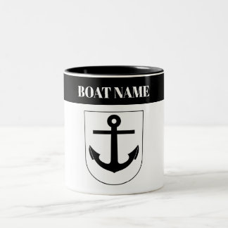 Anchor Two-Tone Coffee Mug
