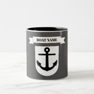 Anchor Two-Tone Coffee Mug