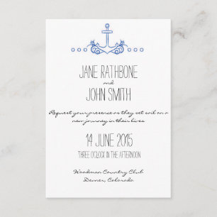 Anchor Wedding Invite