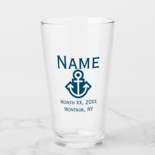 Anchor Wedding Party Pint Glass Gift
