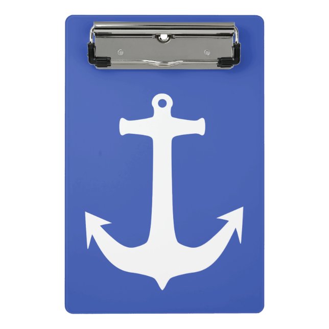 Anchor white + your background & ideas mini clipboard (Front)
