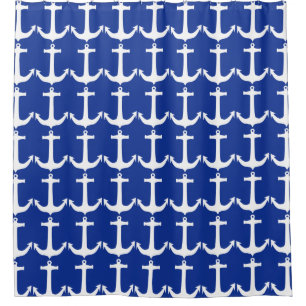 Anchor white + your background & ideas shower curtain