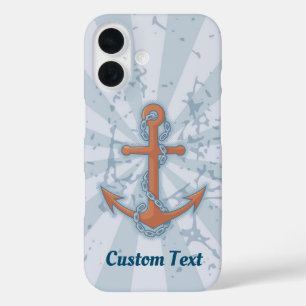 Anchor with Chain iPhone 16 Case