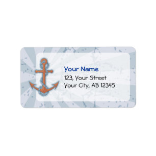 Anchor with Chain Label