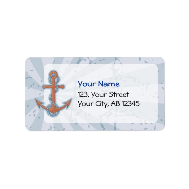 Anchor with Chain Label (Front)