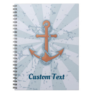 Anchor with Chain Notebook