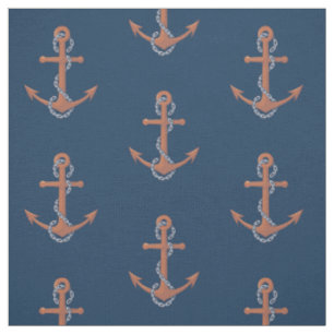 Anchor with Chain Pattern Fabric