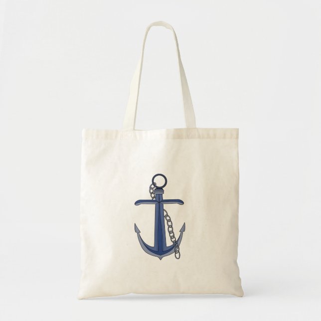 Anchor with chain tote bag (Front)