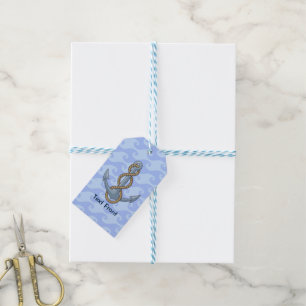 Anchor with Rope Gift Tags