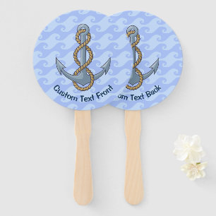 Anchor with Rope Hand Fan