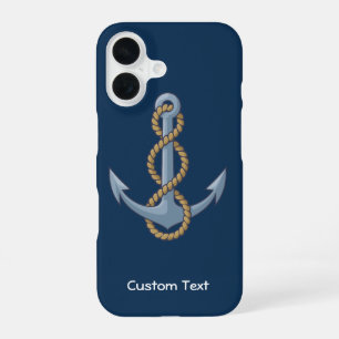 Anchor with Rope iPhone 16 Case
