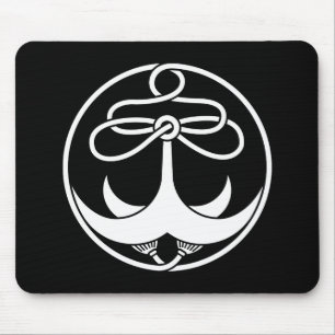 Anchor with rope mouse mat