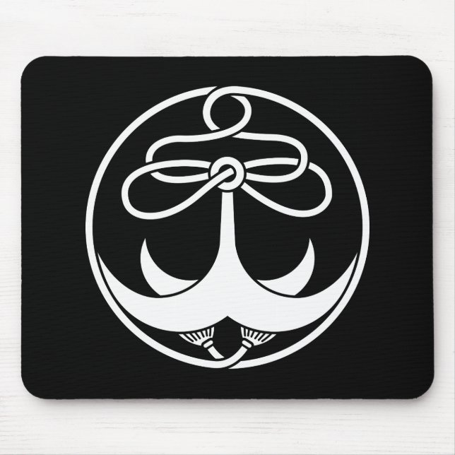Anchor with rope mouse mat (Front)