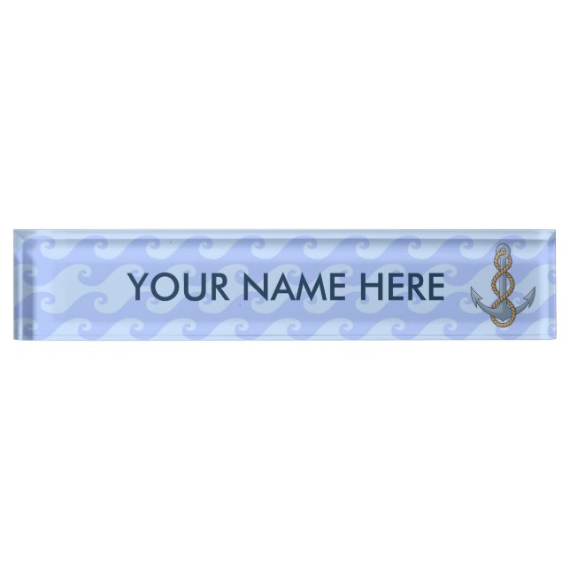 Anchor with Rope Nameplate (Front)