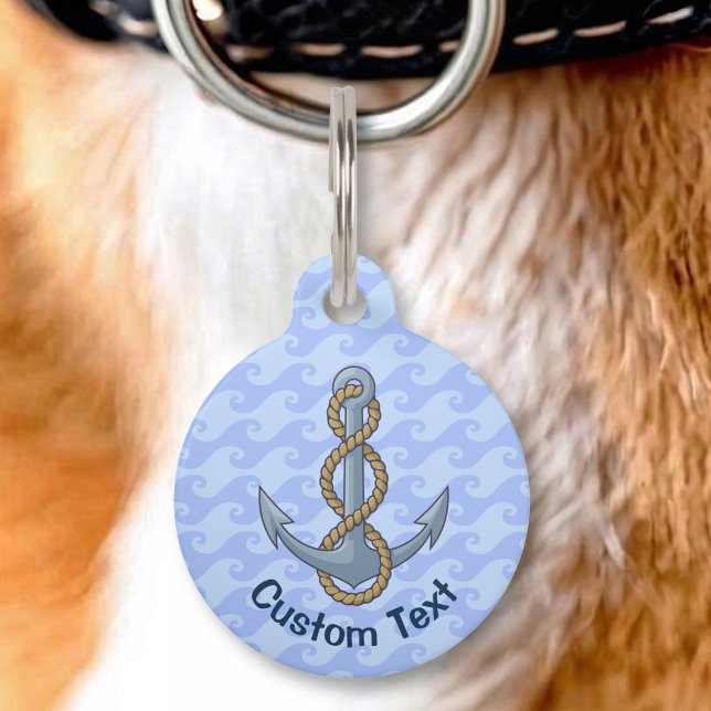Anchor with Rope Pet Tag (Creator Uploaded)