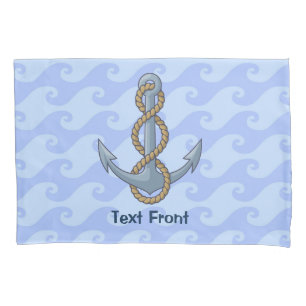 Anchor with Rope Pillowcase