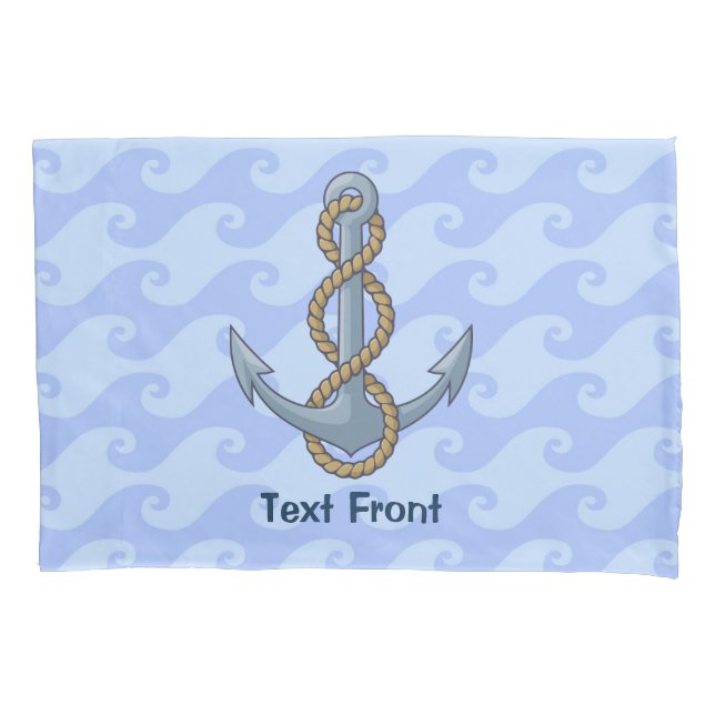 Anchor with Rope Pillowcase (Front)
