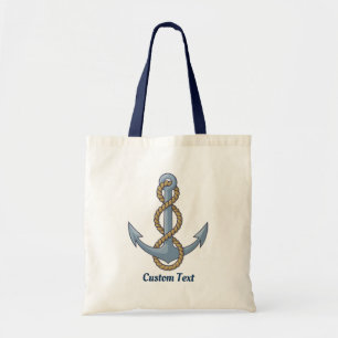 Anchor with Rope Tote Bag