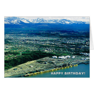 Anchorage Alaska Aerial Photo Birthday