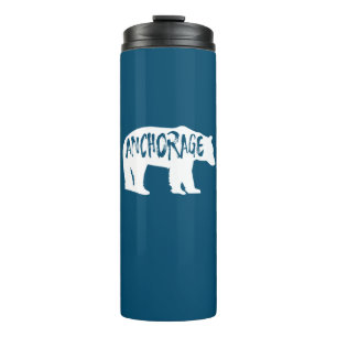 Anchorage Alaska Bear Thermal Tumbler