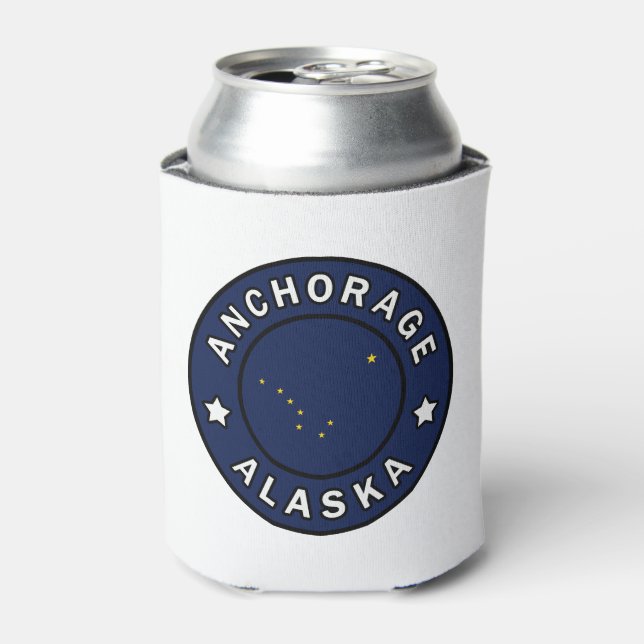 Anchorage Alaska Can Cooler (Can Front)