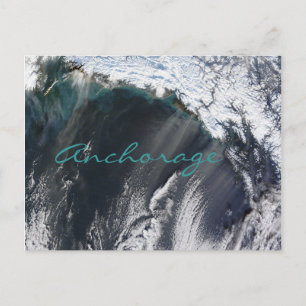 Anchorage Alaska Dust Storm Postcard