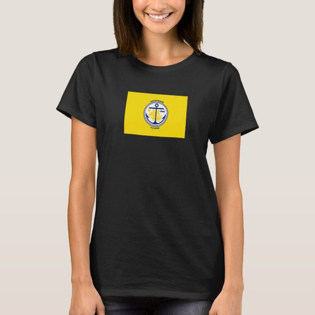 Anchorage Alaska Flag   T-Shirt (Front)