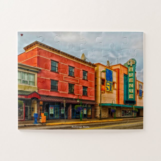 Anchorage Alaska Jigsaw Puzzle (Horizontal)