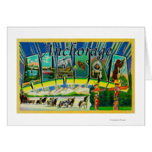 Anchorage, Alaska - Large Letter Scenes