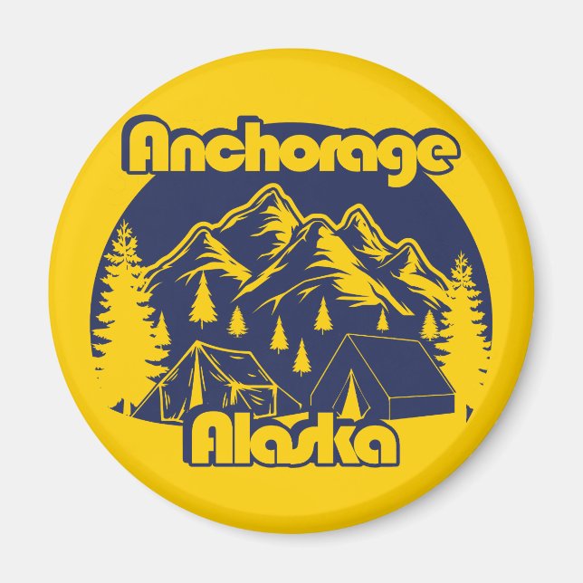 Anchorage Alaska Magnet (Front)
