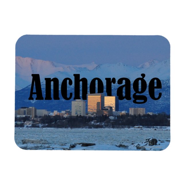 Anchorage Alaska Magnet (Horizontal)