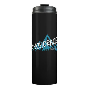 Anchorage Alaska Mountains Thermal Tumbler