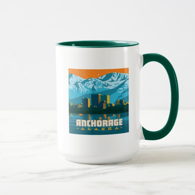 Anchorage, Alaska Mug (Right)